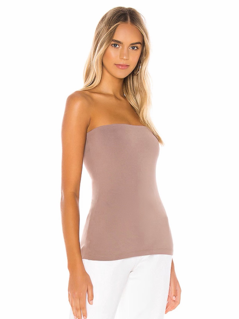 Susana Monaco Strapless Tube Top in Coco